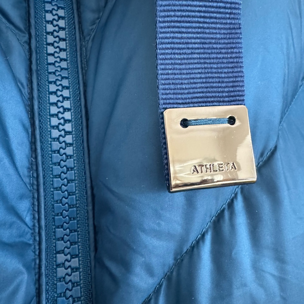 Athleta Teal Puffer Jacket - Picture 6 of 9